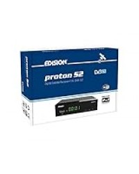 EDISION PROTON S2, DVB-S2 Full High Definition Free-Τo-Air récepteur satellite, WiFi support, Télécommande IR 2en1