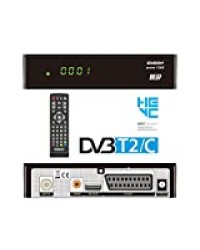 EDISION PROTON T265 LED, DVB-T2/C Full HD, H265 HEVC, récepteur hybride F.T.A. HDTV DVB-T2 / DVB-C