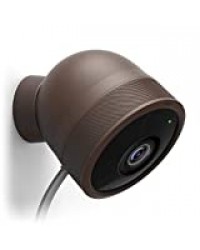 ELAGO Nest Cam Cover (emballage local) - Marron foncé