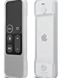 elago R1 Étui [Aimant à L'Intérieur] [Sangle Incluse] Compatible avec Apple TV 4K 4ème et 5ème Génération Siri Remote - Blanc Clair