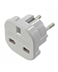 Electraline 60121 – Adaptateur de Voyage, Blanc