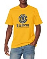 Element Vertical SS T-Shirts, Chemises et Polos Homme, Gold, FR : S (Taille Fabricant : S)