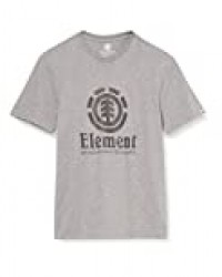 Element Vertical SS T-Shirts, Chemises et Polos Homme, Grey Heather, FR : S (Taille Fabricant : S)