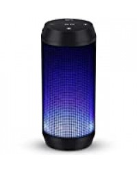 Enceinte Bluetooth Portable Lumineuse Haut-Parleur Bluetooth sans Fil avec LED Lumière Fonction TF Carte TEL ELEHOT