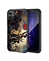 Eugene Delacroix pour Coque iphone 11/étui pour téléphone Portable Beaux-Arts/Giclée UV Impression sur téléphone cellulaire Couverture(La Liberté guidant Le Peuple)