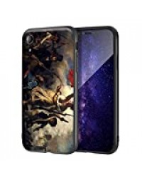 Eugene Delacroix pour Coque iPhone XR/étui pour téléphone Portable Beaux-Arts/Giclée UV Impression sur téléphone cellulaire Couverture(La Liberté guidant Le Peuple)