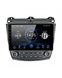 EZoneTronics Android 8.1 Autoradio stéréo 10.1 Pouces Écran Tactile capacitif Navigation GPS Haute définition BT Lecteur USB 2G RAM+16G ROM pour Honda Accord 7e 2003-2007