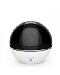 EZVIZ CS-CV248-A0-32WFR Caméra WiFi Intérieure Motorisée C6T, Blanc