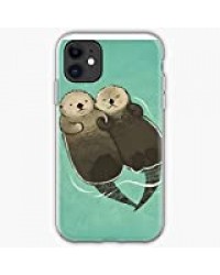 Ferret Cute Nature Otters Significant Animals Otterly Love Housse de Protection en Verre pour iPhone, Samsung, Huawei - Protection Interieure Antichoc en TPU