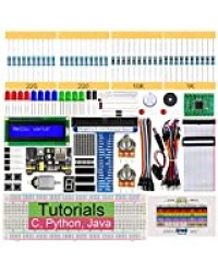 Freenove Super Starter Kit for Raspberry Pi 4 B 3 B+ 400, 285-Page Detailed Tutorials, Python C Java Code, 164 Items, 38 Projects, Solderless Breadboard