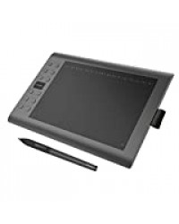 GAOMON M106K-10 x 6 Pouces Tablette Graphique Professionnelle avec Stylet et 12 Raccourcis Dessin Numérique