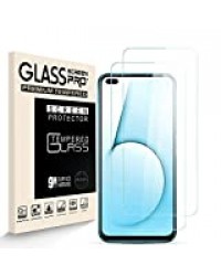 Generies HJX Verre Trempé Protecteur D'écran pour Oppo Realme X50 5G [2 pièces], Dureté 9H, 2.5D Haute Définition, sans Bulle, Résistant à la Rayure Film Protecteur pour Oppo Realme X50 5G