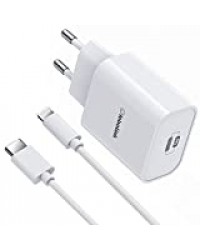 GlobaLink 30W Chargeur Rapide -Certifié MFi- 2M Câble USB C vers Lightning 30W Adaptateur Secteur USB-C Quick Charge PD 3.0 Compatible avec iPad iPhone Se 2020 11 11 Pro Max XR X XS 12 12mini Pro Max