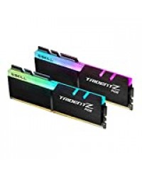 G.Skill Trident Z RGB F4-3200C16D-16GTZRX module de mémoire 16 Go DDR4 3200 MHz - Modules de mémoire (16 Go, 2 x 8 Go, DDR4, 3200 MHz, 288-pin DIMM, Noir)