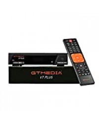 GTMEDIA V7 Plus Récepteur TV satellite Full HD 1080p DVB-S/S2+T/T2, prend en charge H.265, PowerVu, Biss Key + USB WiFi