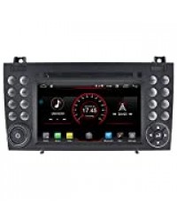 H.aetn Lecteur DVD de Voiture Android 10 GPS unité Principale stéréo Navi Radio multimédia WiFi pour Mercedes-Benz SLK R171 W171 SLK350 SLK300 SLK280 2004-2011 Commande au Volant