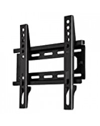 Hama Support mural TV Fixe (pour diagonale d'écran de 48 à 117 cm (19 - 46 pouces), pour un maximum de 25 kg, VESA jusqu'à 200 x 200, 3 étoiles) Noir