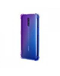 HAOYE Coque pour Oppo Reno Z Coque, Étui en Gradient Color TPU Case Cover, [Coins Renforcés] Housse de Protecteur Transparente Antichoc Souple TPU Silicone Bumper (Bleu/Purple)