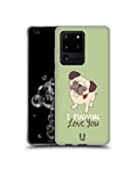 Head Case Designs Amour Vous Empreintes de Carlin Coque en Gel Doux Compatible avec Samsung Galaxy S20 Ultra 5G