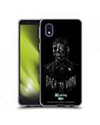 Head Case Designs Officiel Breaking Bad Gus Fring Back to Work 10e Anniversaire des Méchants Coque en Gel Doux Compatible avec Samsung Galaxy A01 Core (2020)