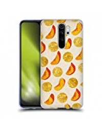 Head Case Designs Officiel Cat Coquillette Pêches d'or Fruits Et Légumes Coque en Gel Doux Compatible avec Xiaomi Redmi Note 8 Pro