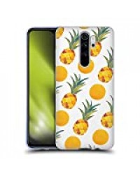 Head Case Designs Officiel Cat Coquillette Points d'Ananas Fruits Et Légumes Coque en Gel Doux Compatible avec Xiaomi Redmi Note 8 Pro