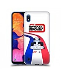 Head Case Designs Officiel Formula 1 F1 Grand Prix de France Championnat du Monde Coque en Gel Doux Compatible avec Samsung Galaxy A10 (2019)