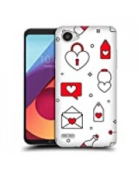 Head Case Designs Officiel Haroulita Message d'amour Modèles 2 Coque en Gel Doux Compatible avec LG Q6 / Q6 Plus