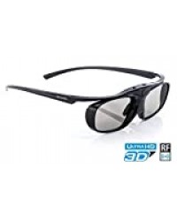 Hi-SHOCK® RF Pro "Black Heaven" | Lunettes 3D-RF pour projecteurs: EPSON® / JVC® / SONY® | compatibles avec ELPGS03, EB-W16, EH-TW550, EH-TW570, EH-TW5910, EH-TW5100, EH-TW5200, EH-TW5300, EH-TW5350, EH-TW5210 EH-TW6100, EH-TW6600, EH-TW7200, EH-TW81...