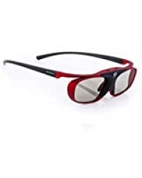 Hi-SHOCK® RF Pro "Scarlet Heaven" | Lunettes 3D-RF pour projecteurs SONY®, JVC®, EPSON® | compatibles avec SONY VPL-HW65ES, HW45ES, VW300ES, VW320ES, VW520ES, VW500ES, VW1000, TDG-BT500A, AD025-RF-X1 / JVC DLA-X 7000, DLA-X 500R, DLA-RS 400, DLA-X 90...