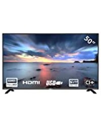 HKC 50F2 Téléviseur LED de 127 cm (50 Pouces) (Full HD, Triple Tuner, CI +, HDMI, Lecteur multimédia Via USB 2.0)