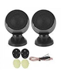 Hlyjoon 2 Pcs Voiture Audio Dôme Haut-Parleur Portable Bluetooth Tweeter Haut-Parleur Super Power Loud 92db 120 W Soie Hifi Stéréo Musique Haut-Parleur Universel 4 * 5 cm/1.6 * 2.0in