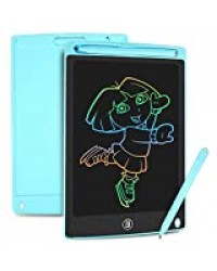 HOMESTEC Tablette d'écriture LCD colorée, Planche à Dessin de 8,5 Pouces Tablette Graphique Serrure à clé Écriture Manuscrite Doodle Dessin Pad Enfants Jouets Cadeaux pour garçons Filles (Rose)