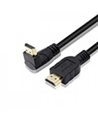 Honglei Câble HDMI 2.1 ultra haut débit 48 Go/s HDMI 8 K/4 K 60 Hz Prise en charge HDCP 3D, eARC | Dolby Vision Dynamic HDR, pour décodeur PS4 HDTVs projecteurs (0,6 m) (droit/jusqu'à 0,6 m)