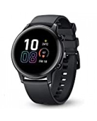 HONOR Smartwatch MagicWatch 2, 42 mm Montre Connectée Montre Intelligente 5ATM Étanche Bracelet Connecté avec Moniteur de Fréquence Cardiaque Sommeil Calorie Smart Watch Android iOS Smartband, Noir