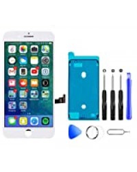 Hoonyer Écran iPhone 7 Blanc Complet Remplacement de l'écran iPhone 7 LCD Tactile avec Kit Réparation iPhone 7 …