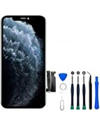 Hoonyer Écran iPhone XR Noir, LCD Écran Tactile Digitizer Assembly avec Kit De Réparation Complet + Protecteur D'écran + Adhésif Étanche