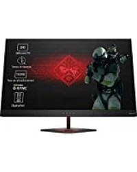 HP OMEN 27 Ecran Gaming PC QHD 27" Noir (TN/LED. HDMI/DisplayPort. 2560 x 1440. 16:9. 165 Hz. 1 ms. NVIDIA G-SYNC) (Ref: Z4D33AA)