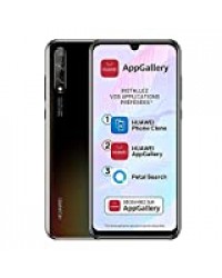 Huawei P smart S Smartphone (6.3", 4/128 Go, Double Nano SIM EMUI 10.1 & AppGallery), Triple Caméra avec Capteur Principal de 48MP, Noir [Version Française] + Giftcard