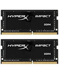 HyperX Impact HX424S14IBK2/32 Mémoire 32Go Kit*( 2x16Go) 2400MHz DDR4 CL14 SODIMM