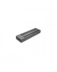 i-tec Hub USB Alimenté, Hub USB 3.0 à 13 Ports Dédiés à la Charge avec Interrupteurs Marche/Arrêt - Concentrateur USB 3.0 avec Alimentation Externe 60W