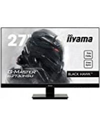 Iiyama GMaster Black Hawk G2730HSUB1 Moniteur Gaming 27" Ful HD 1 ms Freesync 75 Hz VGA/DP/HDMI Hub USB Multimédia ChÃ¢ssis Slim Noir