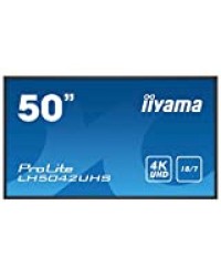 iiyama Prolite LH5042UHS-B1 - Classe de Diagonale 50" (49.5" visualisable) écran LED - signalisation numérique - 4K UHD (2160p) 3840 x 2160 - Noir Mat