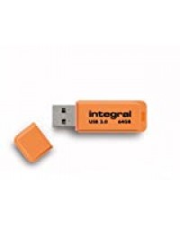 Integral - Clé 64 Go USB 3.0 - Neon - Orange