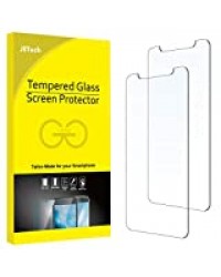 JETech Film de Protection d'écran Compatible avec iPhone 11 et iPhone XR 6,1" en Verre Trempé, Lot de 2