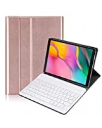 J&H Lenovo Tab M10 Plus 10,3" Clavier Folio Cover (7 couleurs rétroéclairées), Clavier Bluetooth sans fil pour Lenovo Tab M10 Plus 10.3 (TB-X606F/TB-X606X)