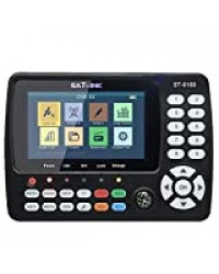 Kecheer ST-5150 DVB-S2 / T2 / C COMBO HD Satellite TV Signal Finder Digital Handheld Signal Meter Satellite Finder H.265 HEVC MPEG-4 4.3 pouces TFT LCD EU Plug