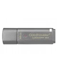 Kingston Data Traveler Locker + G3 (DTLPG3/16GB) USB 3.0 Protection des données personnelles avec sauvegarde automatique dans le cloud