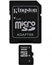 Kingston SDC10/16GB Carte micro SDHC/SDXC Classe 10 UHS-I de 16Go vitesse minimum de 10MB/s avec adaptateur SD