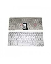 KINPOWER Clavier Azerty Français pour Sony Vaio VPCCA4E1E/G VPCCA3E1E/W Blanc sans Frame